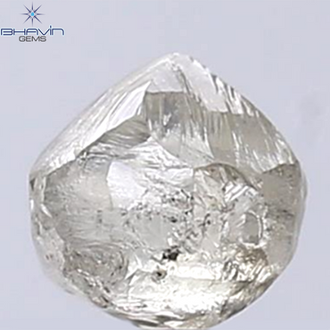 1.12 CT Rough Shape Natural Diamond Brown Color SI2 Clarity (5.40 MM)