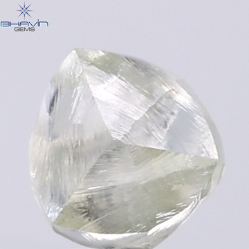 1.74 CT Natural Rough Diamond Green Color Clarity VS (7.28 MM)