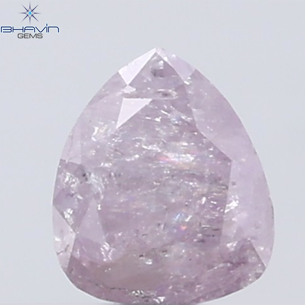 0.32 CT Pear Diamond Natural Pink Color I3 Clarity (4.31 MM)
