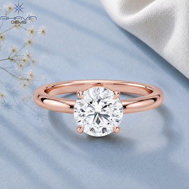 Classic Round Cut Solitaire Ring with Timeless Four-Prong Setting