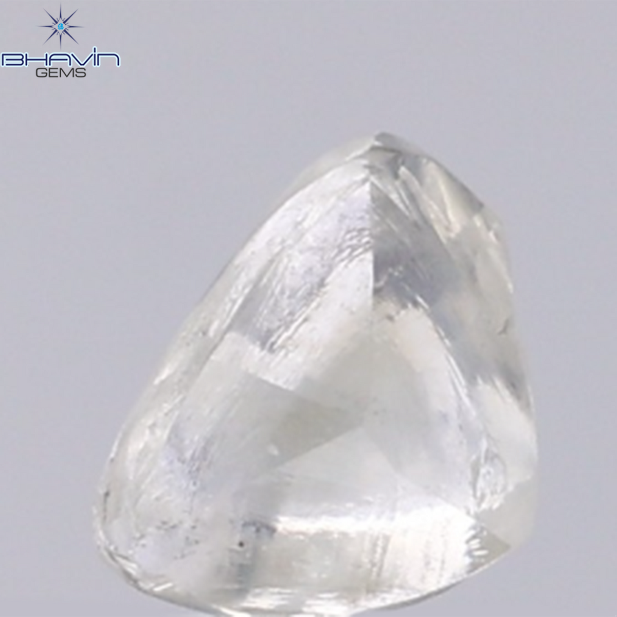1.02 CT Natural Rough Diamond White Color Clarity VS (6.55 MM)