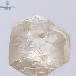 1.31 CT Rough Shape Natural Diamond Brown Color VS2 Clarity (6.26 MM)