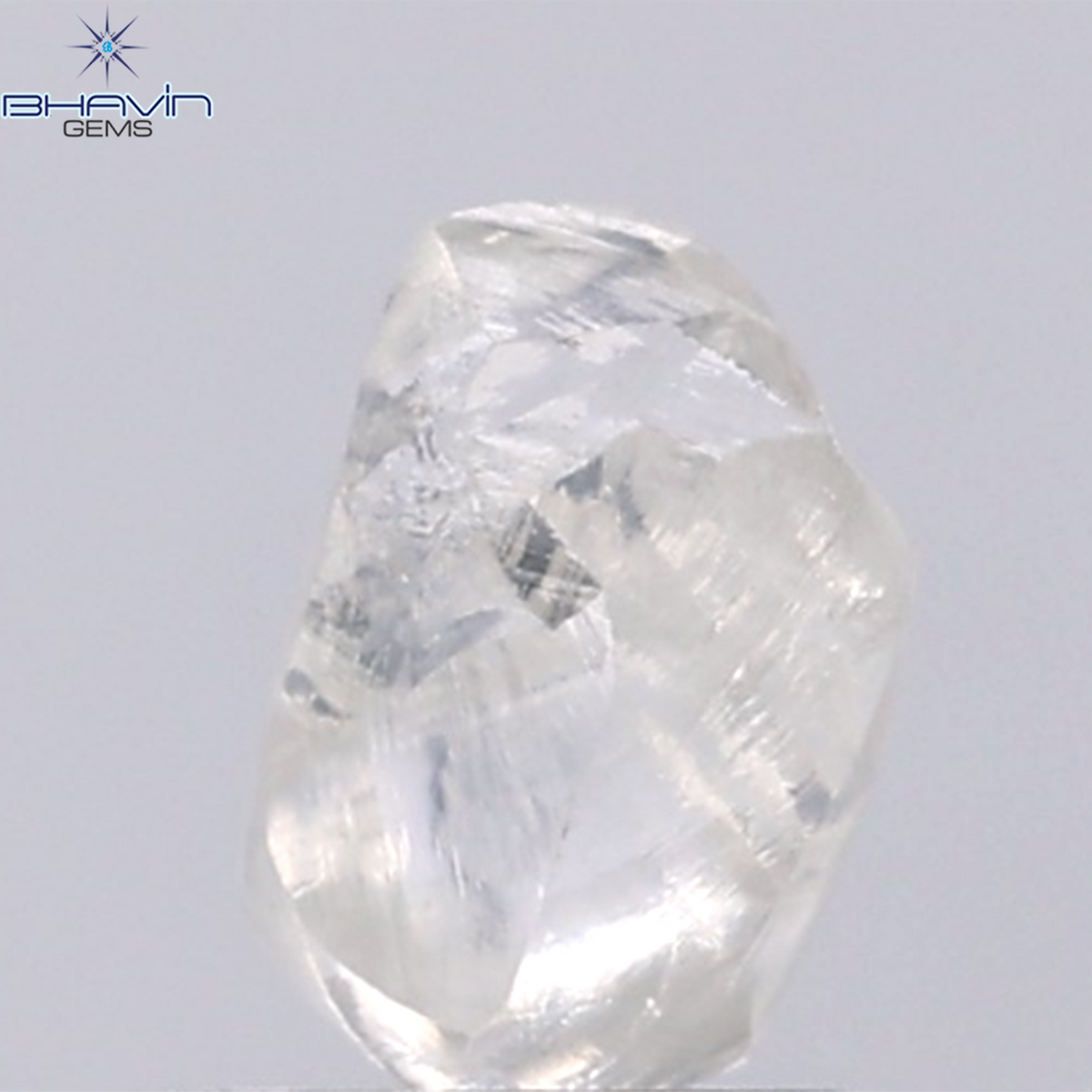 0.99 CT Natural Rough Diamond White Color Clarity VS (6.00 MM)