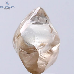 3.75 CT Rough Shape Natural Diamond Brown Color SI Clarity (10.23 MM)