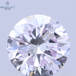 0.05 CT Natural Round Diamond Pink Color Clarity VS1 (2.3 MM)