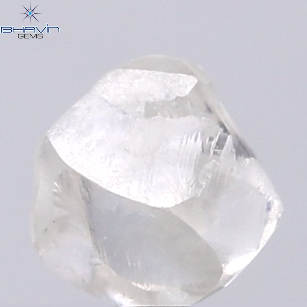 1.08 CT Natural Rough Diamond White Color Clarity VS (5.82 MM)