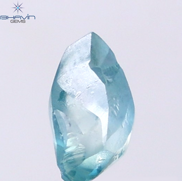 1.04 CT Natural Rough Diamond Enhanced Blue Color Clarity VS (8.32 MM)