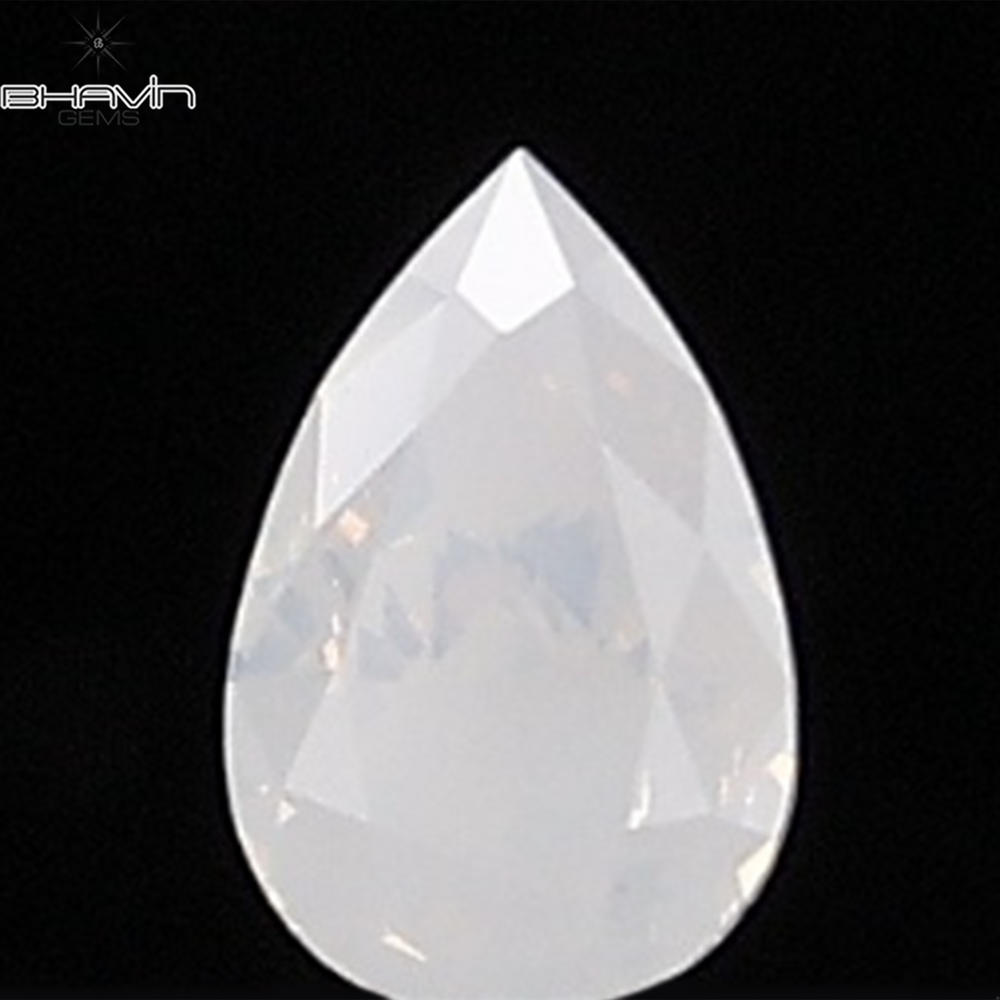 0.30 CT Pear Diamond Natural White Color VS1 Clarity (5.13 MM)