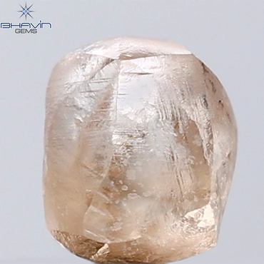 2.06 CT Rough Shape Natural Diamond Brown Color SI2 Clarity (7.04 MM)