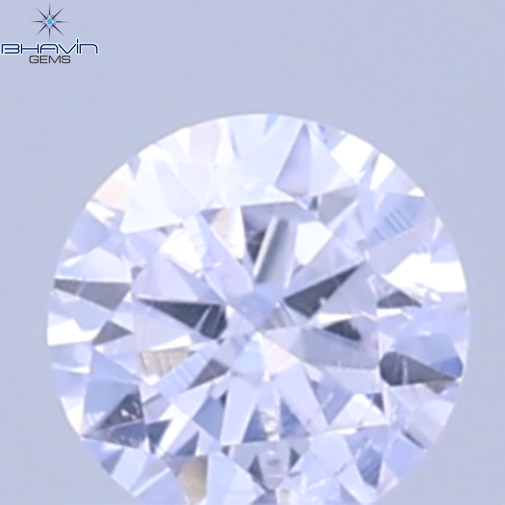 0.03 CT Natural Round Diamond Pink Color Clarity SI (1.9 MM)