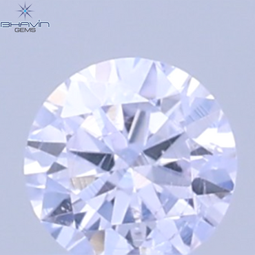 0.03 CT Natural Round Diamond Pink Color Clarity SI (1.9 MM)