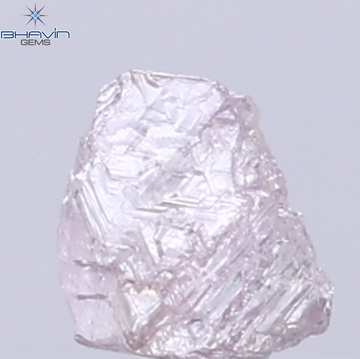 0.31 CT Natural Rough Diamond Pink Color Clarity SI (3.95 MM)
