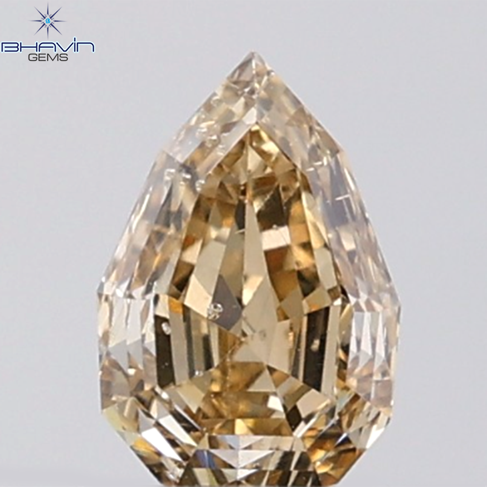 1.03 CT Shield Natural Brown Diamond SI Clarity (7.02 MM)