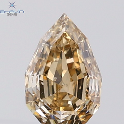 1.03 CT Shield Natural Brown Diamond SI Clarity (7.02 MM)