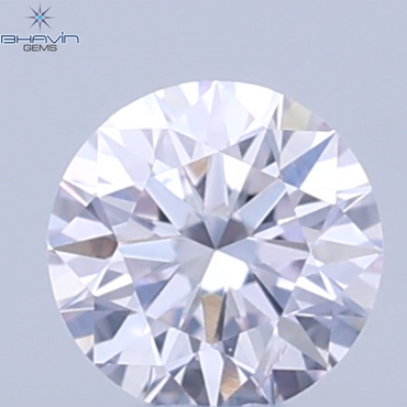 0.06 CT Natural Round Diamond Pink Color Clarity VS1 (2.40 MM)