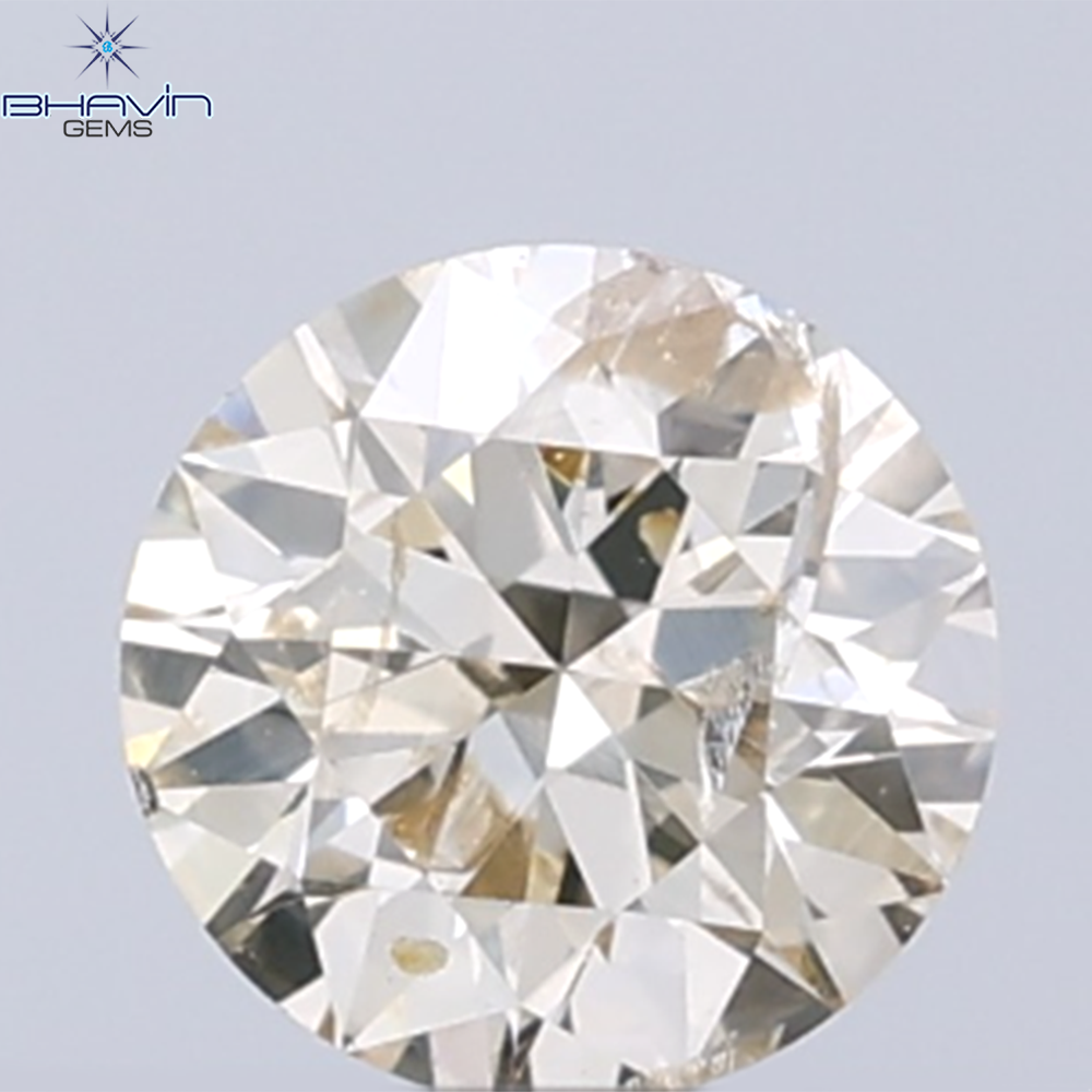 0.29 CT Natural Round Diamond Brown Color Clarity I1 (4.29 MM)