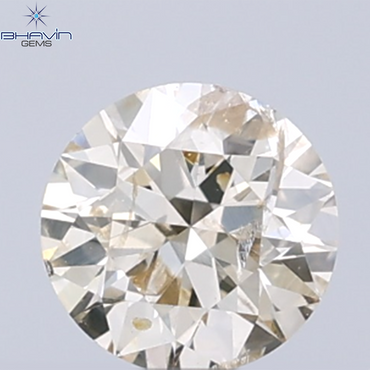 0.29 CT Natural Round Diamond Brown Color Clarity I1 (4.29 MM)