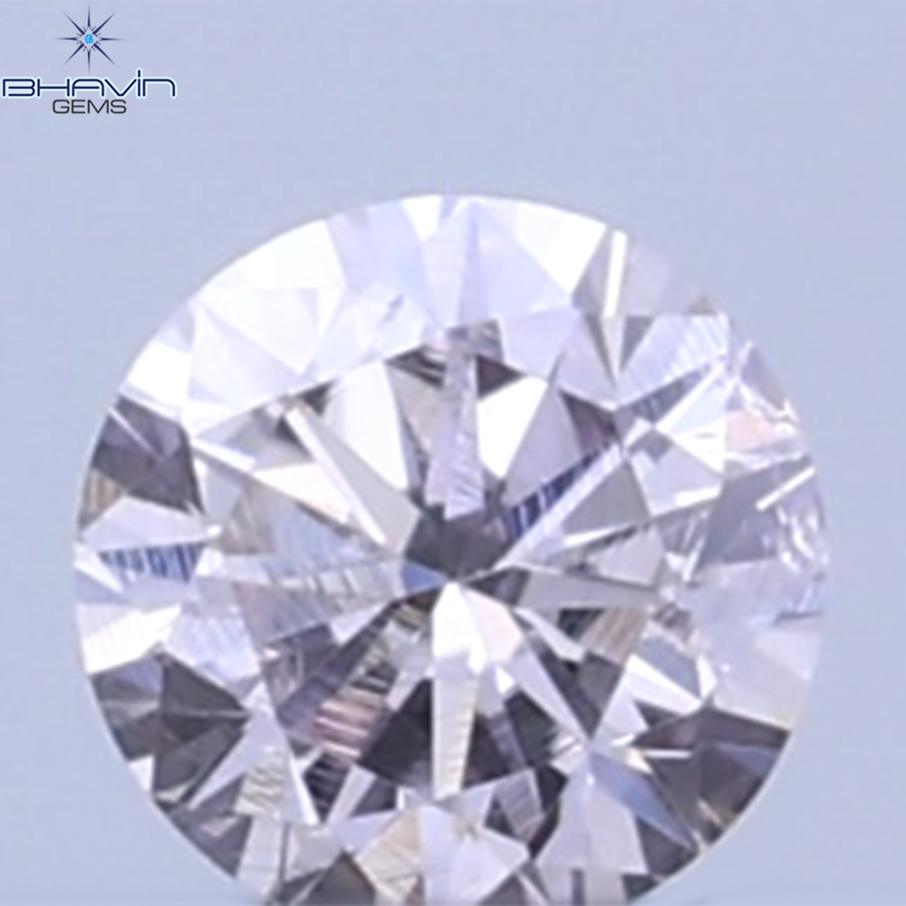 0.02 CT Natural Round Diamond Pink Color Clarity SI (1.60 MM)