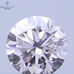 0.02 CT Natural Round Diamond Pink Color Clarity SI (1.60 MM)