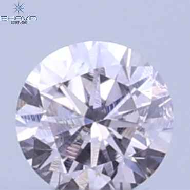 0.02 CT Natural Round Diamond Pink Color Clarity SI (1.60 MM)