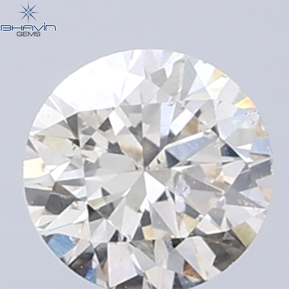 0.31 CT Natural Round Diamond Brown Color Clarity SI2 (4.32 MM)