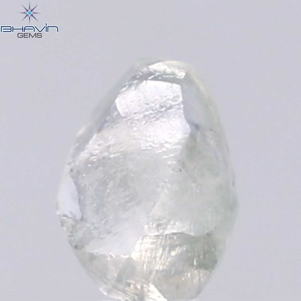1.13 CT Natural Rough Diamond Green Color Clarity VS (6.58 MM)