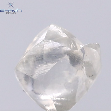 0.98 CT Natural Rough Diamond White Color Clarity VS (5.87 MM)