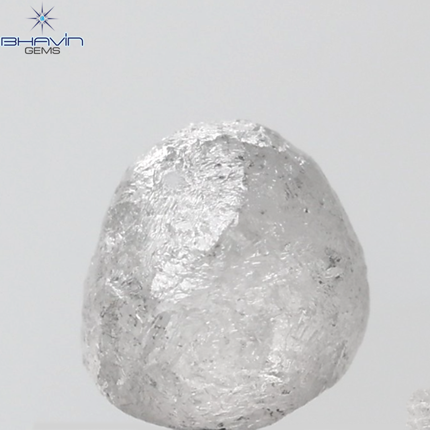 1.21 CT Rough Shape Natural Diamond White Color I3 Clarity (4.94 MM)