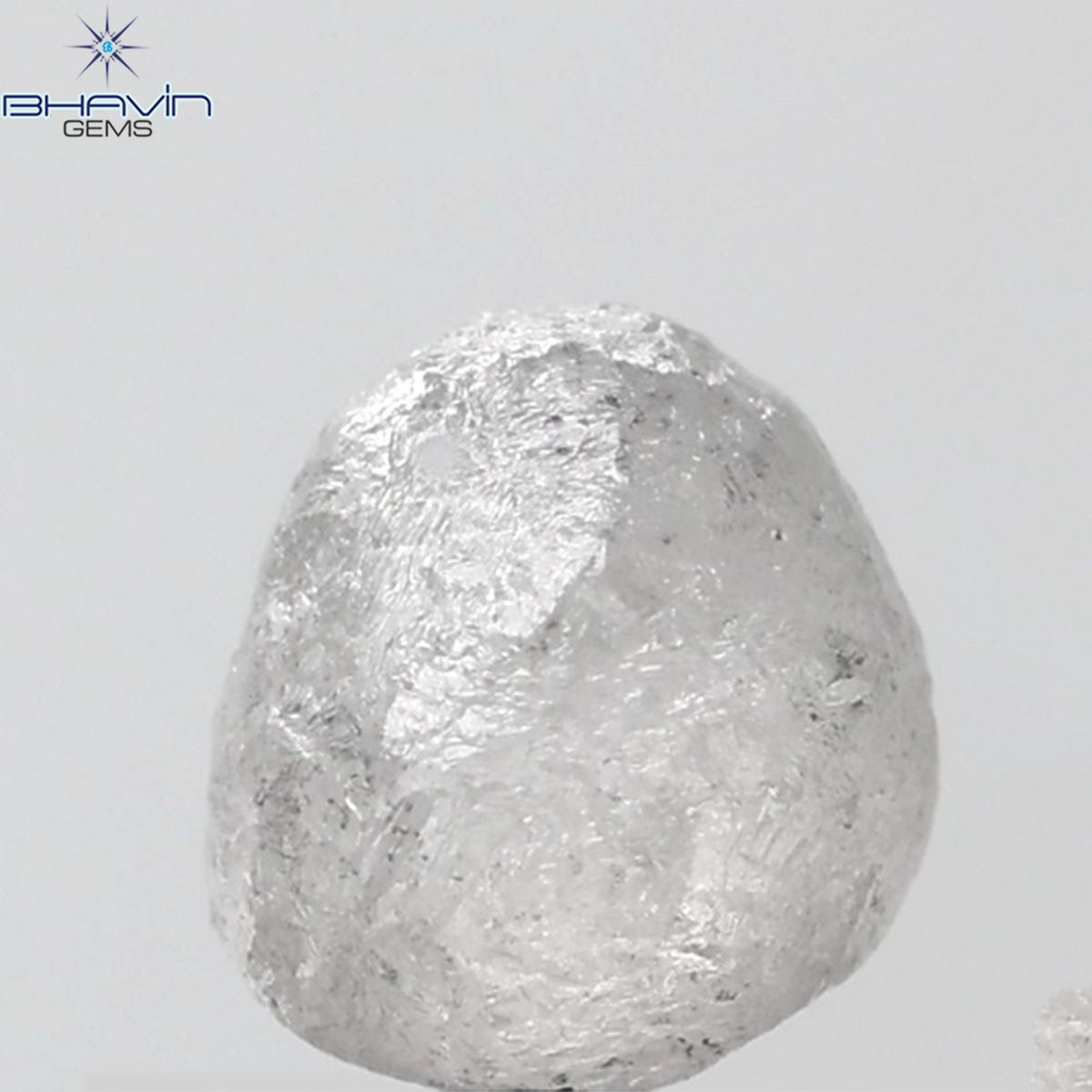 1.21 CT Rough Shape Natural Diamond White Color I3 Clarity (4.94 MM)