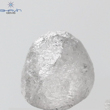 1.21 CT Rough Shape Natural Diamond White Color I3 Clarity (4.94 MM)