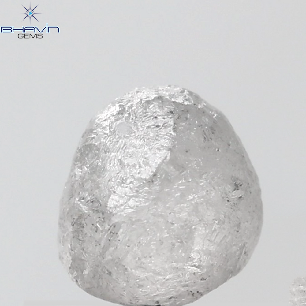 1.21 CT Rough Shape Natural Diamond White Color I3 Clarity (4.94 MM)