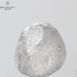 1.21 CT Rough Shape Natural Diamond White Color I3 Clarity (4.94 MM)