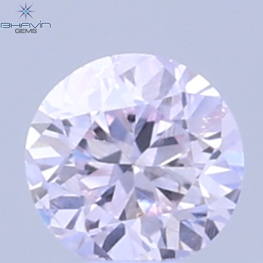 0.03 CT Natural Round Diamond Pink Color Clarity VS (1.9 MM)