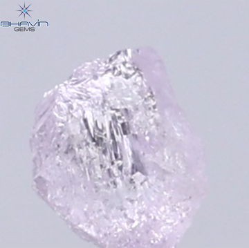 0.13 CT Natural Rough Diamond Pink Color Clarity VS (3.98 MM)