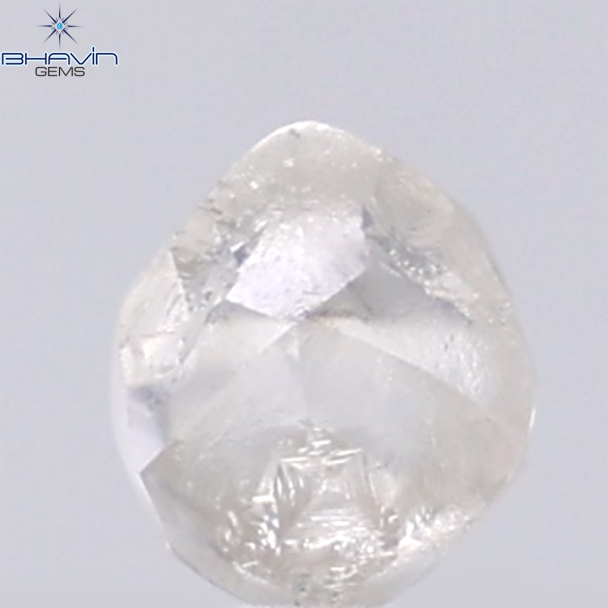 1.27 CT Natural Rough Diamond White Color Clarity VS (5.20 MM)
