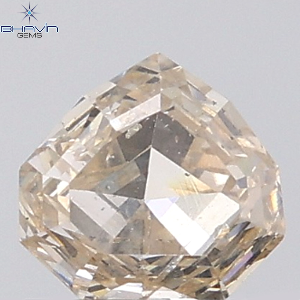0.92 CT Shield Natural Brown Diamond SI2 Clarity (5.66 MM)