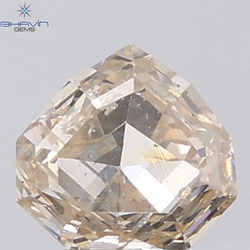 0.92 CT Shield Natural Brown Diamond SI2 Clarity (5.66 MM)