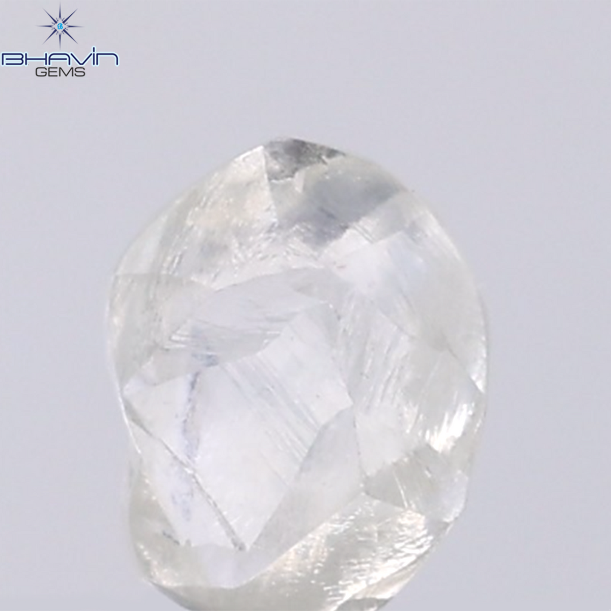 1.01 CT Natural Rough Diamond White Color Clarity VS (6.46 MM)