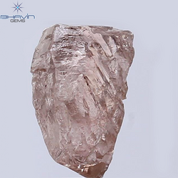 2.78 CT Rough Shape Natural Diamond Pink Brown Color SI Clarity (10.70 MM)