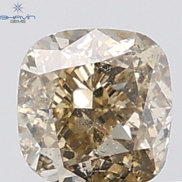 GIA認定 1.27 CT クッションダイヤモンド イエローカラー 天然ダイヤモンド VS1 クラリティ (5.97 MM)