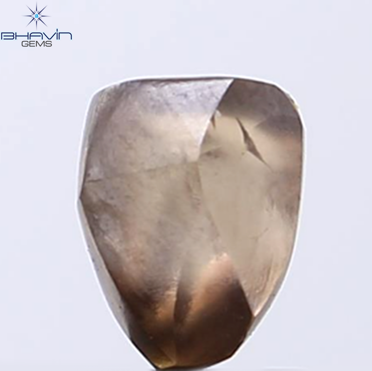 1.95 CT Natural Rough Diamond Dark Brown Color Clarity VS (6.93 MM)