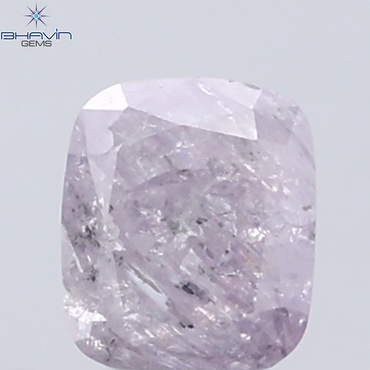 0.28 CT Cushion Diamond Natural Pink Color I3 Clarity (3.86 MM)