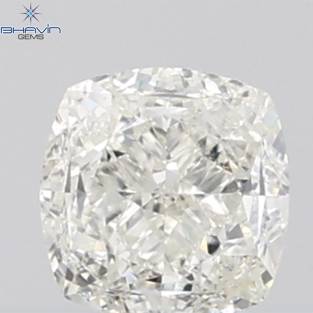 1.01 CT Cushion Diamond Natural Yellow Color VS1 Clarity (5.16 MM)