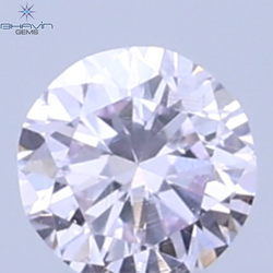 0.03 CT Natural Round Diamond Pink Color Clarity SI1 (1.90 MM)