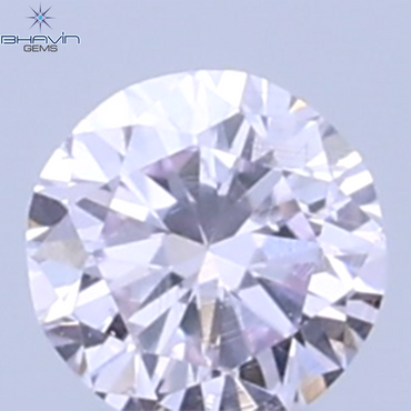 0.03 CT Natural Round Diamond Pink Color Clarity SI1 (1.90 MM)