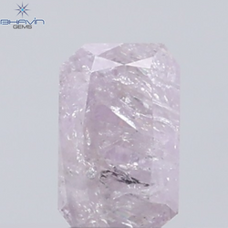 0.25 CT Radiant Diamond Natural Pink Color I3 Clarity (4.35 MM)