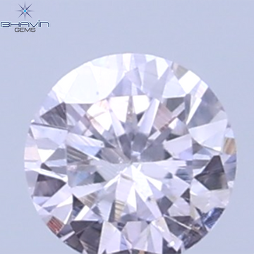 0.26 CT ラウンドシェイプ 天然ダイヤモンド ピンクカラー VS1 クラリティ (4.10 MM)
