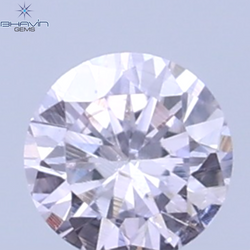 0.03 CT Natural Round Diamond Pink Color Clarity SI (1.90 MM)