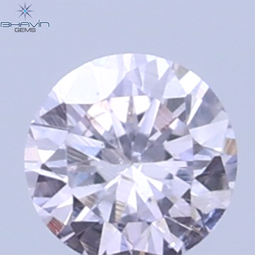 0.03 CT Natural Round Diamond Pink Color Clarity SI (1.90 MM)