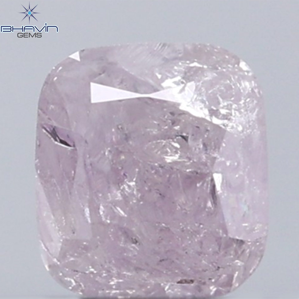 0.30 CT Radiant Diamond Natural Pink Color I3 Clarity (3.76 MM)